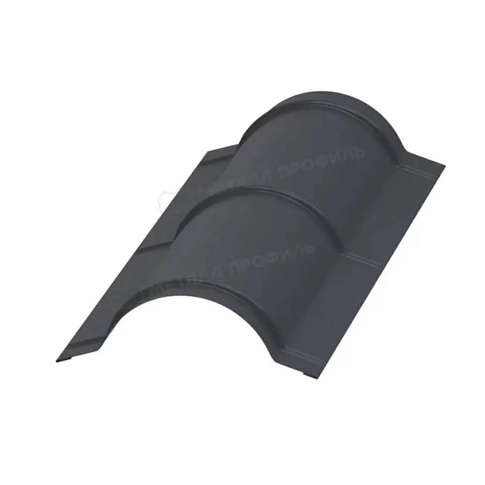 Планка конька круглого R110х2000 (ПЭ-01-6018-0.5)
